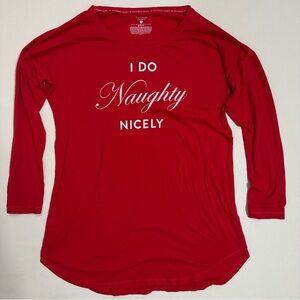 Victoria’s Secret I DO NAUGHTY NICELY Long-Sleeve Nightgown